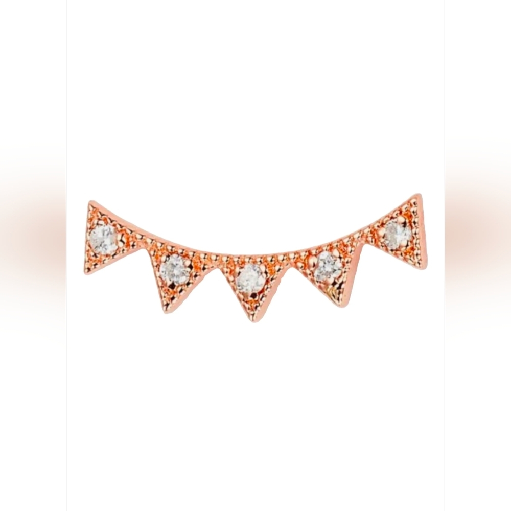 Kismet By Milka Solid 14k Gold & Diamonds Spike Climber Earring